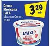 El Super Lala mexican cream offer
