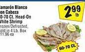 El Super Head-on white shrimp offer