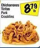 Fiesta Mart Chicharrones tiritas pork cracklins offer