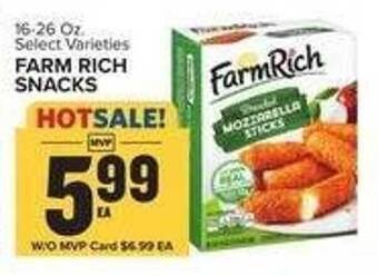 Food Lion Farm rich snacks offer