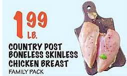 Foodarama Country post boneless skinless chicken breast offer