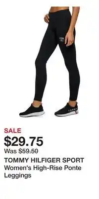 Macy's Women's high-rise ponte leggings offer