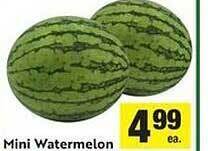Lucky Supermarkets Mini watermelon offer