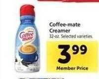 Safeway Coffee-mate creamer offer