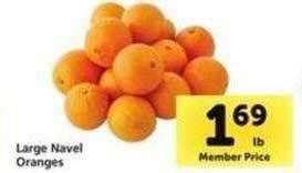 Safeway Large navel oranges offer