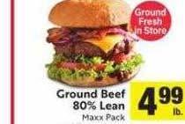 Save Mart Ground beef 80% lean offer