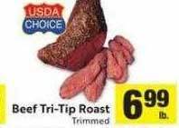 Save Mart Beef tri-tip roast offer
