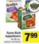 Farm rich appetizers