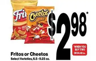 Superior Grocers Fritos or cheetos offer