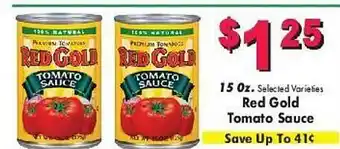 Red gold tomato sauce