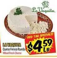 La vaquita queso fresco rueda