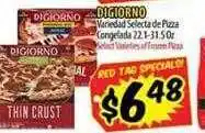 Digiorno variedad selecta de pizza congelada