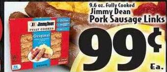 Butera Jimmy dean pork sausage links offer