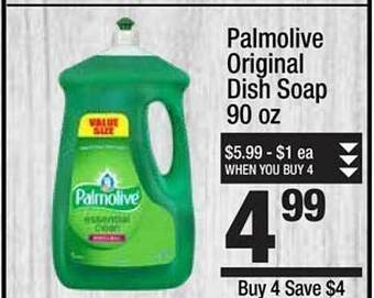 Super King Markets Palmolive original dish soap offer