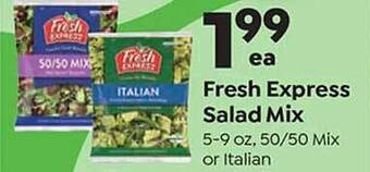 Save a Lot Fresh express salad mix offer