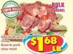 Savers Cost Plus Bone-in pork stew meat offer