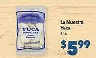 Vallarta Supermarkets La nuestra yuca offer