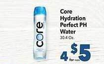 Vallarta Supermarkets Core hydration perfect ph water offer