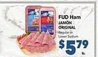 Vallarta Supermarkets Fud ham jamón original offer