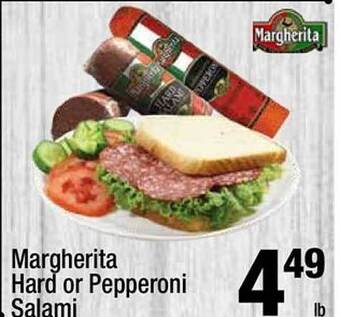 Super King Markets Margherita hard or pepperoni salami offer
