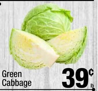 Super King Markets Green cabbage offer