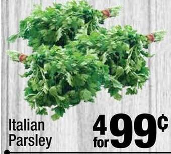 Super King Markets Italian parsley offer