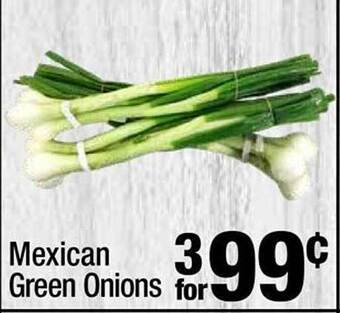 Super King Markets Mexican green onions offer