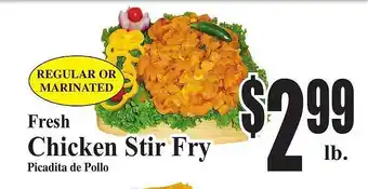 Baja Ranch Fresh chicken stir fry picadita de pollo offer