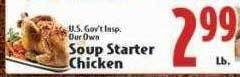 Butera Soup starter chicken offer