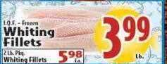 Whiting fillets
