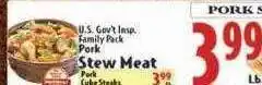 Butera Family pack pork stew meat offer