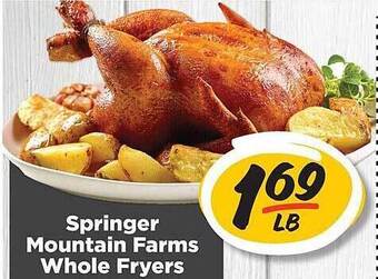 IGA Springer mountain farms whole fryers offer