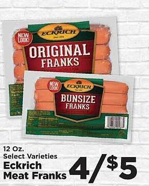 IGA Eckrich meat franks offer
