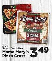 IGA Mama mary's pizza crust offer