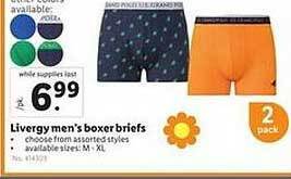 Lidl Livergy men's boxer briefs offer