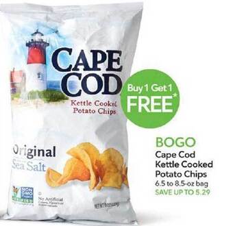 Publix Cape cod kettle cooked potato chips offer