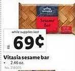 Lidl Vitasia sesame bar offer