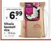 Lidl Vitasia basmati rice offer