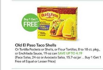 Publix Old el paso taco shells offer
