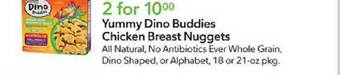 Publix Yummy dino buddies chicken breast nuggets offer