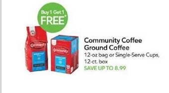 Publix Community coffee ground coffee offer