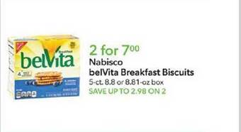 Publix Nabisco belvita breakfast biscuits offer