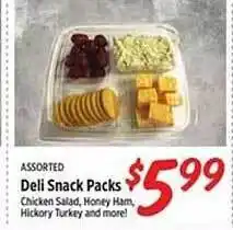 Rouses Deli snack packs offer