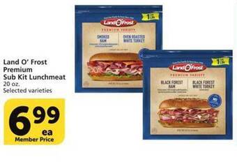 Vons Land o'frost premium sub kit lunchmeat offer
