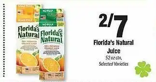 Sentry Florida's natural juice offer