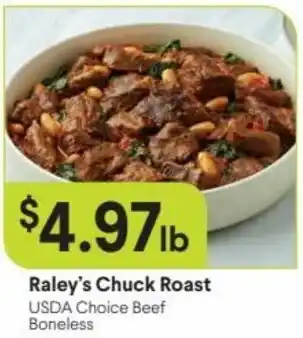 Raley's Raley's Chuck Roast offer