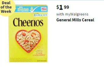 Walgreens General Mills Cereal offer