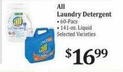 Rosauers All laundry detergent offer