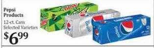Rosauers Pepsi products offer