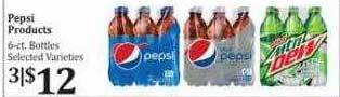 Rosauers Pepsi products offer